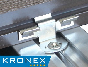 Крепеж промежуточный KRONEX № 7 для алюмин. лаги KRONEX (упак/100 шт)