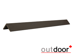 Угол завершающий ДПК Outdoor 45*50*2900 мм. темно-коричневый