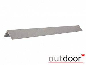 Угол завершающий ДПК Outdoor 53*53*2900 мм. шлифованный STORM/OLD WOOD GREY серый