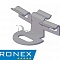 Крепеж промежуточный KRONEX № 9 для алюмин. лаги KRONEX (упак/100 шт)