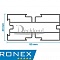 Лага алюминиевая KRONEX 80*40*3000 мм конструктивная